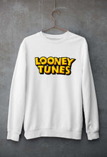 Load image into Gallery viewer, Looney Tunes Unisex Sweatshirt for Men/Women-S(40 Inches)-White-Ektarfa.online
