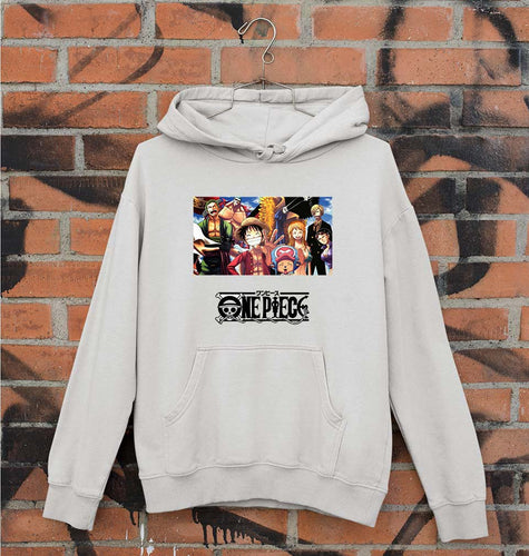 One Piece Unisex Hoodie for Men/Women-Grey Melange-Ektarfa.online