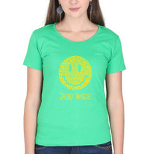 Load image into Gallery viewer, Dead Inside Emoji T-Shirt for Women-XS(32 Inches)-Flag Green-Ektarfa.online
