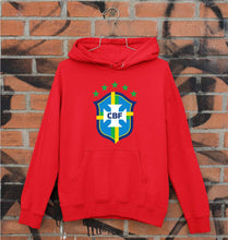 Load image into Gallery viewer, Brazil Football Football Unisex Hoodie for Men/Women-S(40 Inches)-RED-Ektarfa.online
