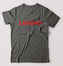 Load image into Gallery viewer, Lenovo T-Shirt for Men-S(38 Inches)-Charcoal-Ektarfa.online
