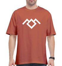 Load image into Gallery viewer, Owl Cave Twin Peaks Oversized T-Shirt for Men-Coral-Ektarfa.online

