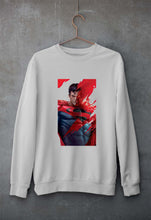 Load image into Gallery viewer, Superman Superhero Unisex Sweatshirt for Men/Women-Grey Melange-Ektarfa.online
