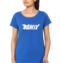Load image into Gallery viewer, Asterix T-Shirt for Women-Royal Blue-Ektarfa.online
