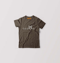 Load image into Gallery viewer, Drummer Kids T-Shirt for Boy/Girl-Olive Green-Ektarfa.online
