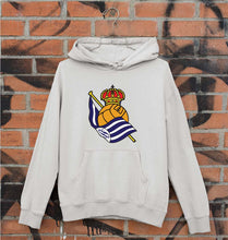 Load image into Gallery viewer, Real-Sociedad Unisex Hoodie for Men/Women-Grey Melange-Ektarfa.online
