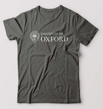 Load image into Gallery viewer, University of Oxford T-Shirt for Men-S(38 Inches)-Charcoal-Ektarfa.online
