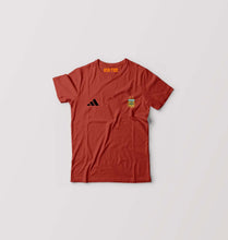 Load image into Gallery viewer, Argentina Football Kids T-Shirt for Boy/Girl-Brick Red-Ektarfa.online
