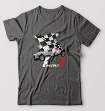 Load image into Gallery viewer, Formula 1(F1) T-Shirt for Men-S(38 Inches)-Charcoal-Ektarfa.online
