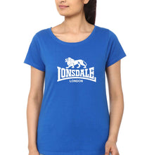 Load image into Gallery viewer, Lonsdale T-Shirt for Women-XS(32 Inches)-Royal Blue-Ektarfa.online
