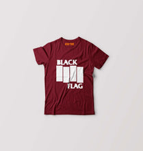 Load image into Gallery viewer, Black Flag Kids T-Shirt for Boy/Girl-Maroon-Ektarfa.online
