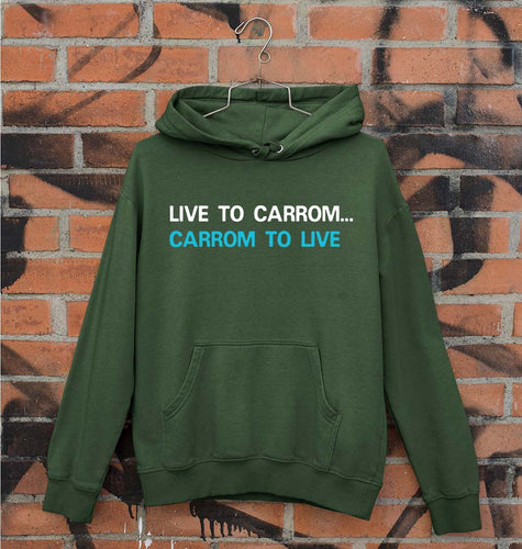 Carrom Unisex Hoodie for Men/Women-Dark Green-Ektarfa.online