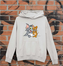 Load image into Gallery viewer, Tom and Jerry Unisex Hoodie for Men/Women-S(40 Inches)-Grey Melange-Ektarfa.online
