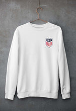 Load image into Gallery viewer, USA Football Unisex Sweatshirt for Men/Women-White-Ektarfa.online
