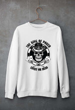 Load image into Gallery viewer, Poker Unisex Sweatshirt for Men/Women-S(40 Inches)-White-Ektarfa.online
