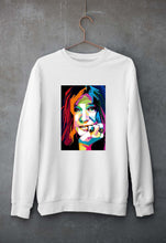 Load image into Gallery viewer, Janis Joplin Unisex Sweatshirt for Men/Women-White-Ektarfa.online
