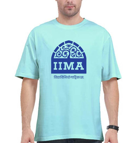 IIMA Ahmedabad Oversized T-Shirt for Men-Mint-Ektarfa.online