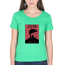Load image into Gallery viewer, Zayn Malik T-Shirt for Women-flag green-Ektarfa.online
