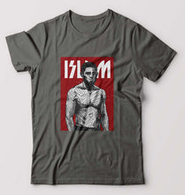 Load image into Gallery viewer, Islam Makhachev T-Shirt for Men-Charcoal-Ektarfa.online
