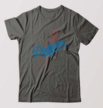 Load image into Gallery viewer, Los Angeles Dodgers T-Shirt for Men-S(38 Inches)-Charcoal-Ektarfa.online
