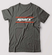 Load image into Gallery viewer, Sparx T-Shirt for Men-S(38 Inches)-Charcoal-Ektarfa.online
