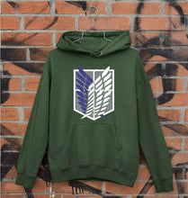 Load image into Gallery viewer, Attack on Titan Unisex Hoodie for Men/Women-Dark Green-Ektarfa.online
