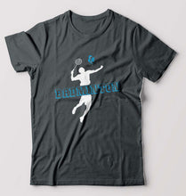 Load image into Gallery viewer, Badminton T-Shirt for Men-Steel grey-Ektarfa.online
