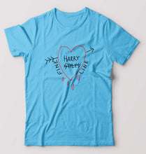 Load image into Gallery viewer, Harry Styles T-Shirt for Men-S(38 Inches)-Light Blue-Ektarfa.online
