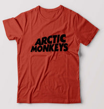 Load image into Gallery viewer, Arctic Monkeys T-Shirt for Men-S(38 Inches)-Brick Red-Ektarfa.online
