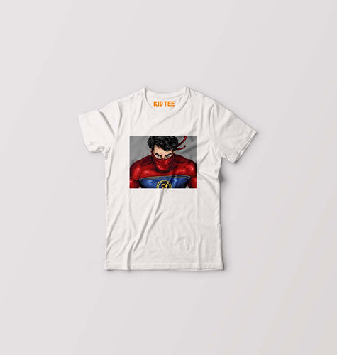 Minnal Murali Kids T-Shirt for Boy/Girl-White-Ektarfa.online