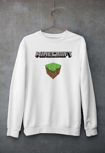 Minecraft Unisex Sweatshirt for Men/Women-White-Ektarfa.online