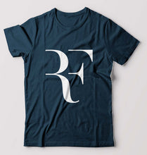 Load image into Gallery viewer, Roger Federer_RF T-Shirt for Men-Petrol Blue-Ektarfa.online
