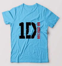 Load image into Gallery viewer, One Direction T-Shirt for Men-S(38 Inches)-Light Blue-Ektarfa.online
