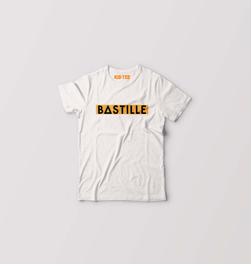 Bastille Kids T-Shirt for Boy/Girl-White-Ektarfa.online