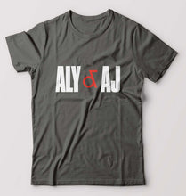Load image into Gallery viewer, Aly &amp; AJ T-Shirt for Men-Charcoal-Ektarfa.online
