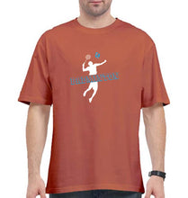 Load image into Gallery viewer, Badminton Oversized T-Shirt for Men-Coral-Ektarfa.online
