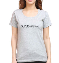 Load image into Gallery viewer, Supernatural T-Shirt for Women-XS(32 Inches)-Grey Melange-Ektarfa.online
