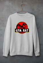 Load image into Gallery viewer, Gym Rat Unisex Sweatshirt for Men/Women-S(40 Inches)-Grey Melange-Ektarfa.online
