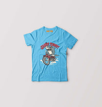 Load image into Gallery viewer, Shark Rider Kids T-Shirt for Boy/Girl-Light Blue-Ektarfa.online
