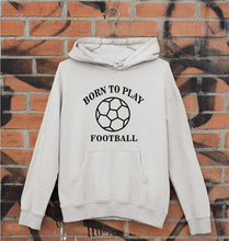 Load image into Gallery viewer, Play Football Unisex Hoodie for Men/Women-S(40 Inches)-Grey Melange-Ektarfa.online
