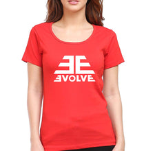 Load image into Gallery viewer, Evolve T-Shirt for Women-XS(32 Inches)-Red-Ektarfa.online

