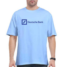 Load image into Gallery viewer, Deutsche Bank Oversized T-Shirt for Men-Baby Blue-Ektarfa.online
