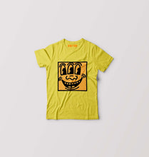 Load image into Gallery viewer, Keith Haring Funny Kids T-Shirt for Boy/Girl-Yellow-Ektarfa.online
