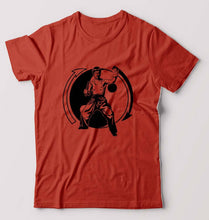 Load image into Gallery viewer, Bruce Lee T-Shirt for Men-S(38 Inches)-Brick Red-Ektarfa.online
