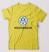 Load image into Gallery viewer, Volkswagen T-Shirt for Men-S(38 Inches)-Yellow-Ektarfa.online
