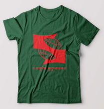 Load image into Gallery viewer, Symbiosis T-Shirt for Men-Bottle Green-Ektarfa.online
