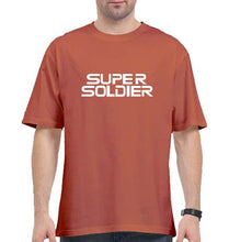 Load image into Gallery viewer, Super Soldier Oversized T-Shirt for Men-Coral-Ektarfa.online
