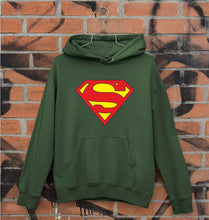 Load image into Gallery viewer, Superman Unisex Hoodie for Men/Women-S(40 Inches)-Dark Green-Ektarfa.online
