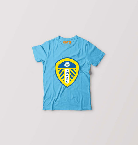 LEEDS-UNITED Kids T-Shirt for Boy/Girl-Light Blue-Ektarfa.online