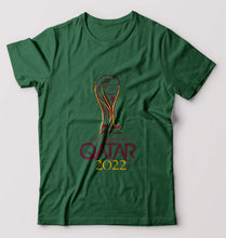 Load image into Gallery viewer, FIFA World Cup Qatar 2022 T-Shirt for Men-Bottle Green-Ektarfa.online
